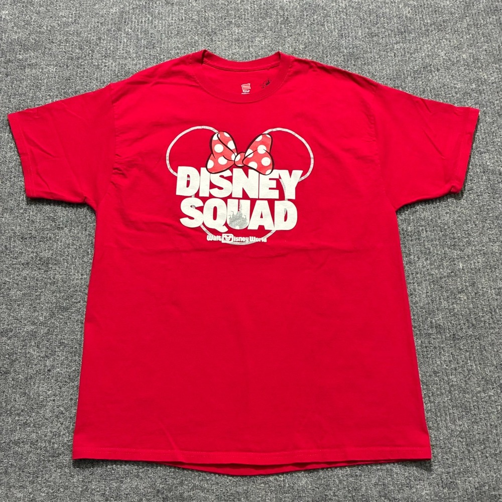 Disney Parks by Hanes Womens T-Shirt Size XL Disney Squad Graphic Short Sleeve